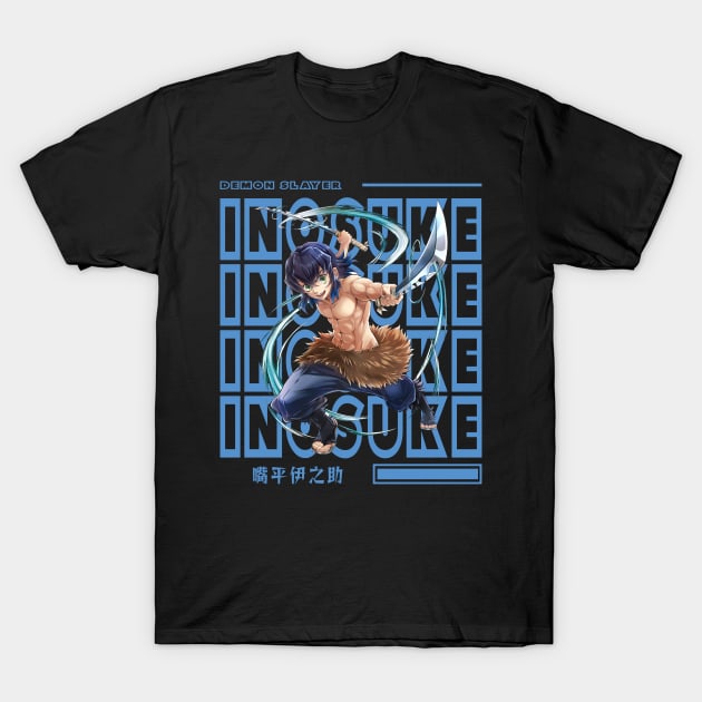 Inosuke Hashibira T-Shirt by Hyndk Art